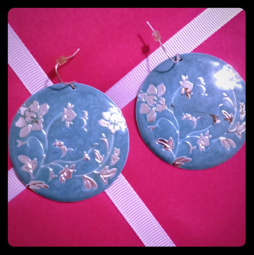 Blue earrings